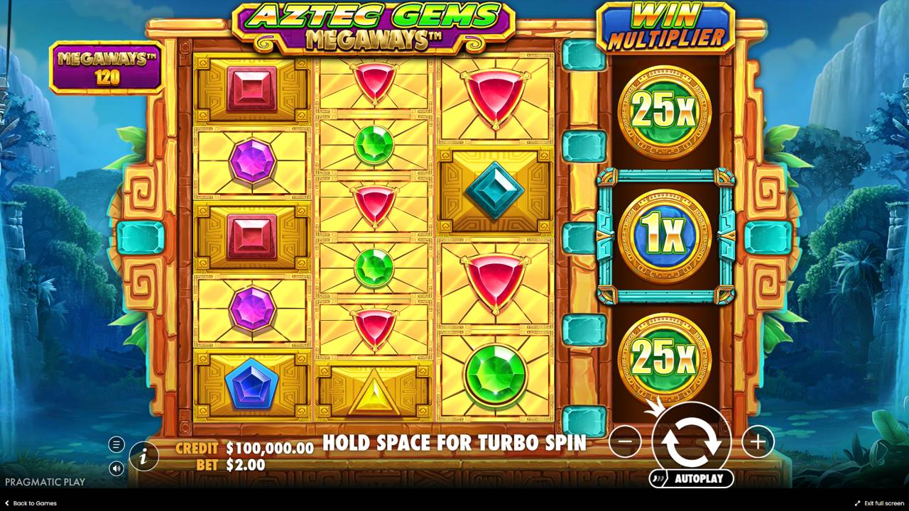 Aztec Gems Megaways (Pragmatic Play) Image 2
